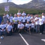 Group photo from previous climb up Croagh Patrick
