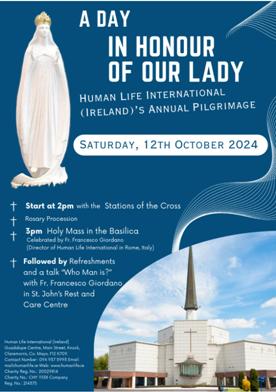 Join us for Our Annual Pilgrimage to Knock - Click Here